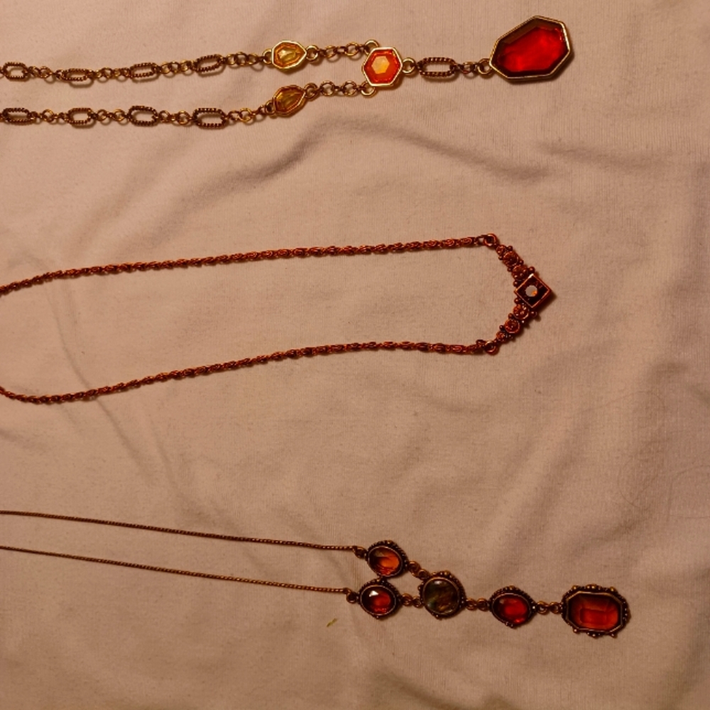 Brown hues necklaces
